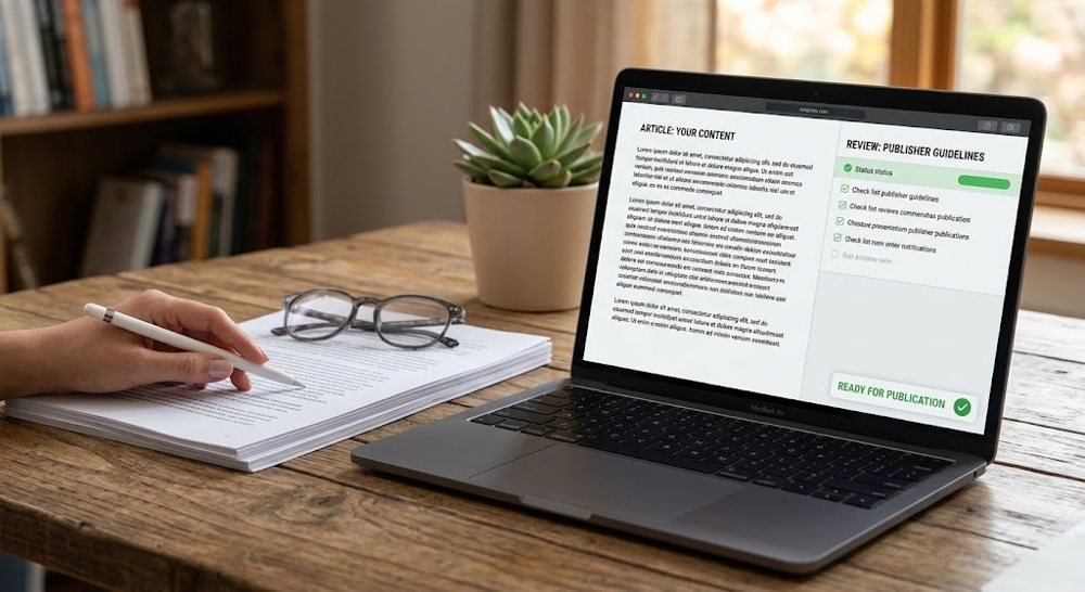 Guest Post Link Building Service | Sidra Iqbal Article reviewed against publisher guidelines and marked ready for publication